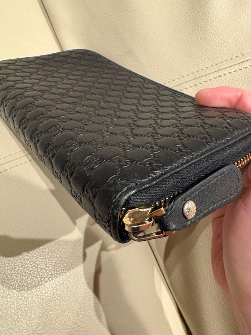 お値下げ★GUCCI ブラックレザー 長財布