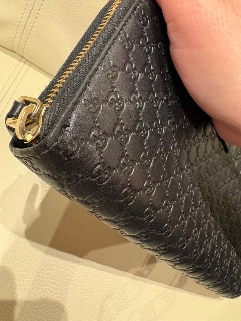 お値下げ★GUCCI ブラックレザー 長財布