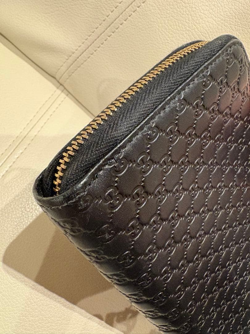 お値下げ★GUCCI ブラックレザー 長財布