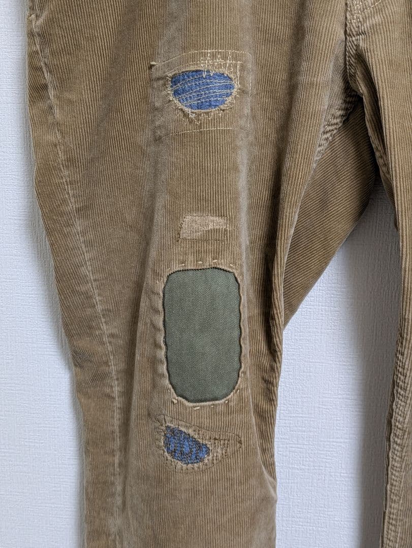 美品 現行タグ ポロラルフローレン パッチリペア加工 コーデュロイパンツ36