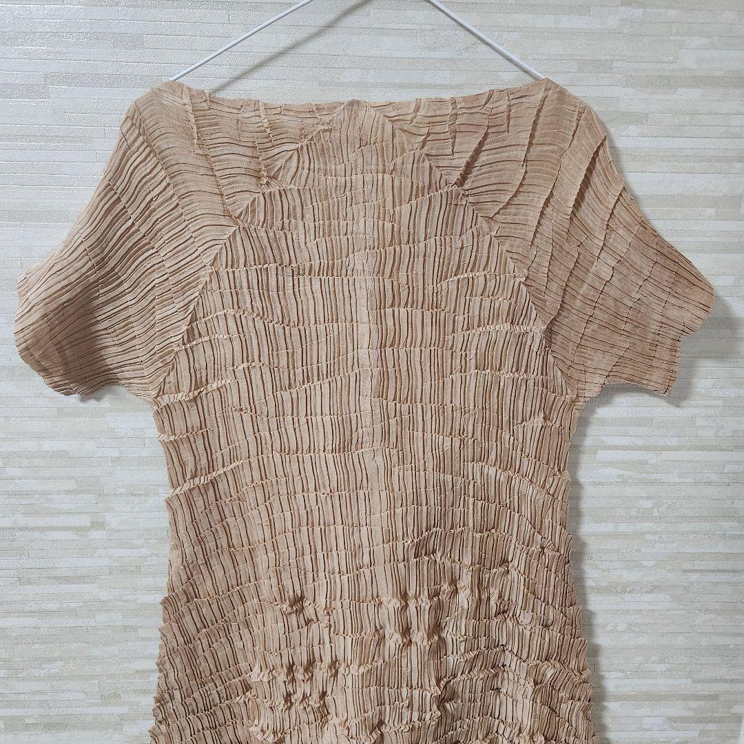 【L】イッセイミヤケ ワンピース プリーツ加工