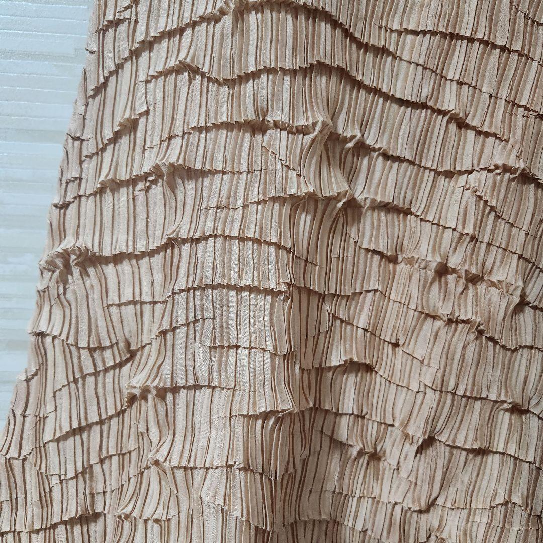 【L】イッセイミヤケ ワンピース プリーツ加工