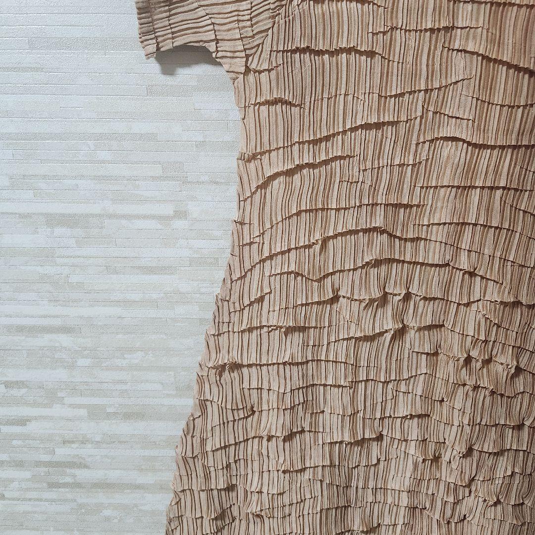 【L】イッセイミヤケ ワンピース プリーツ加工