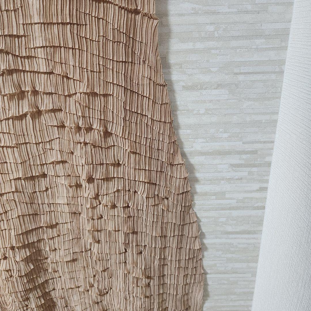 【L】イッセイミヤケ ワンピース プリーツ加工