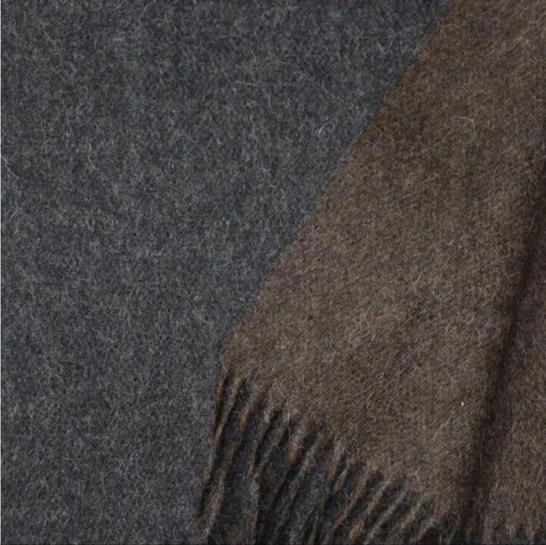 The Inoue Brothers アルパカウール ダブルフェイス ストール