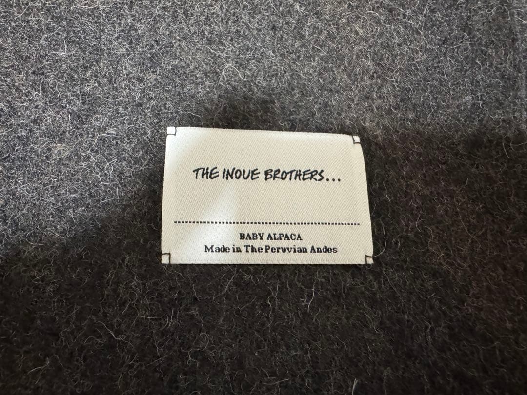 The Inoue Brothers アルパカウール ダブルフェイス ストール