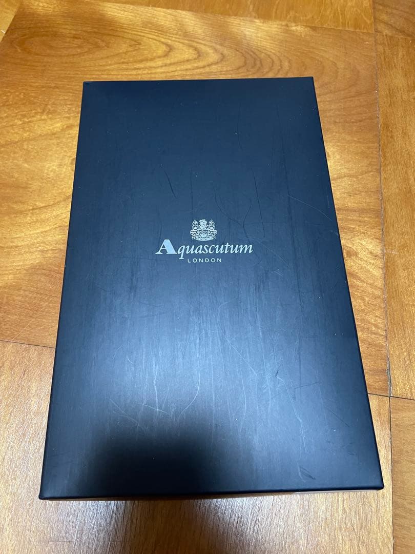 ★Aquascutum ネイビー サスペンダー