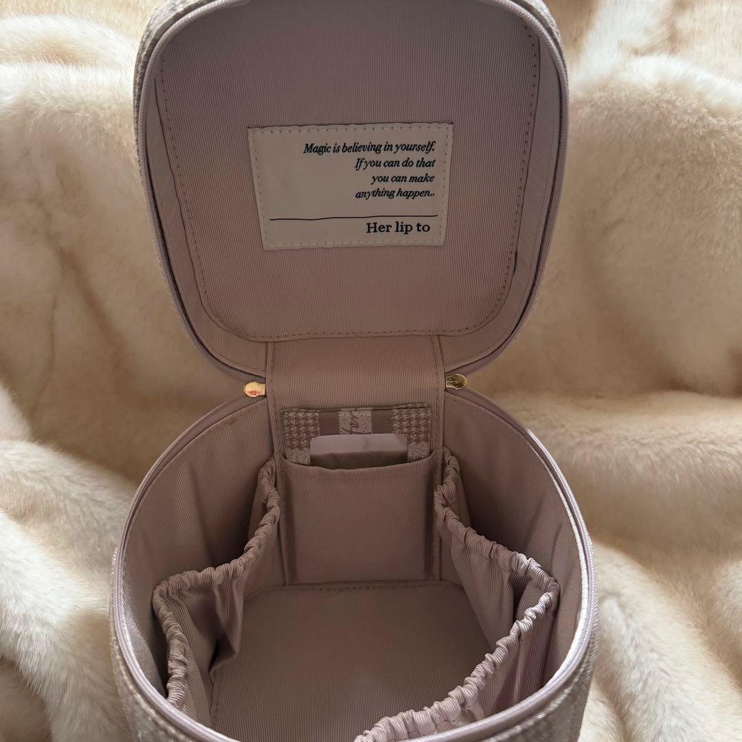 バッグ HLT Jacquard Vanity Bag nude pink