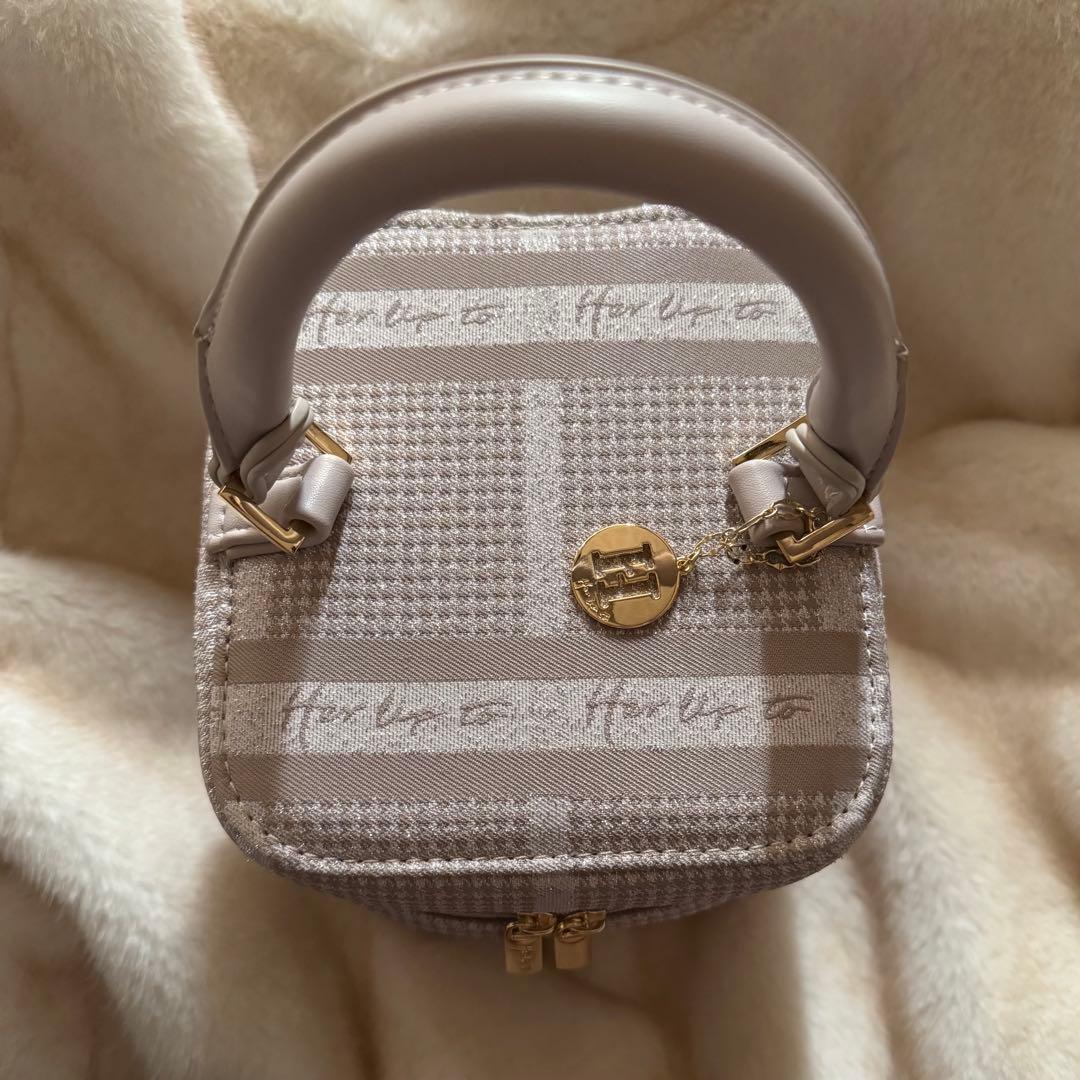 バッグ HLT Jacquard Vanity Bag nude pink
