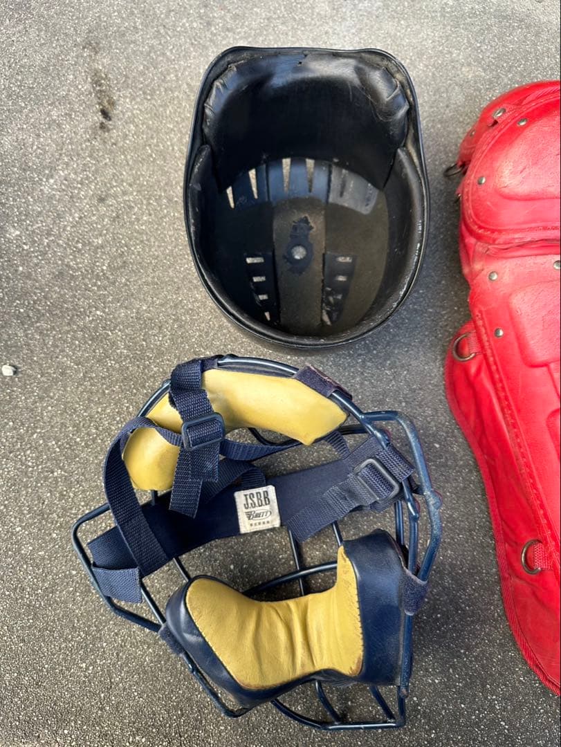 軟式用　キャッチャー防具セット