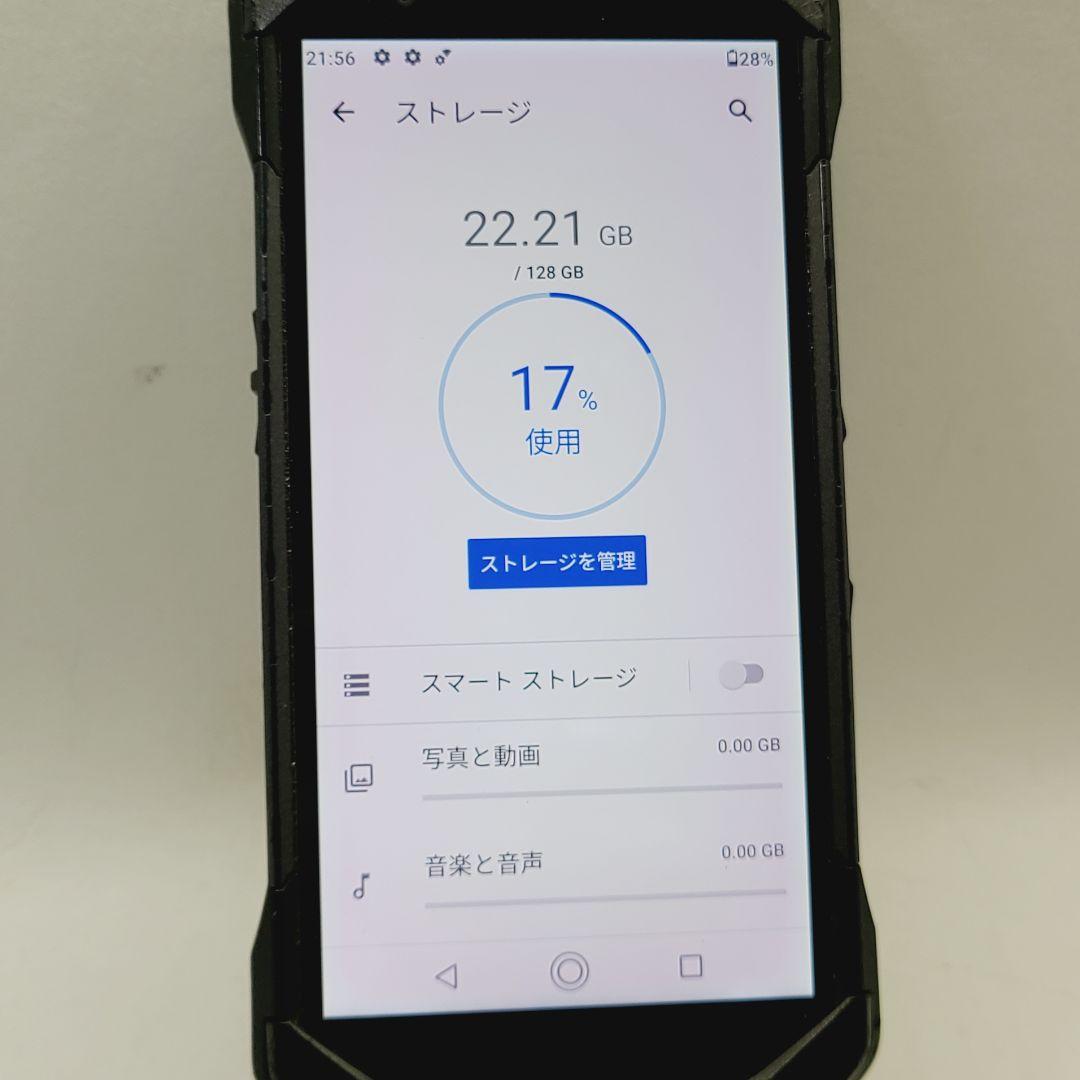 ☆simフリー☆京セラ TORQUE 5G KYG01 128GB ブラック ①