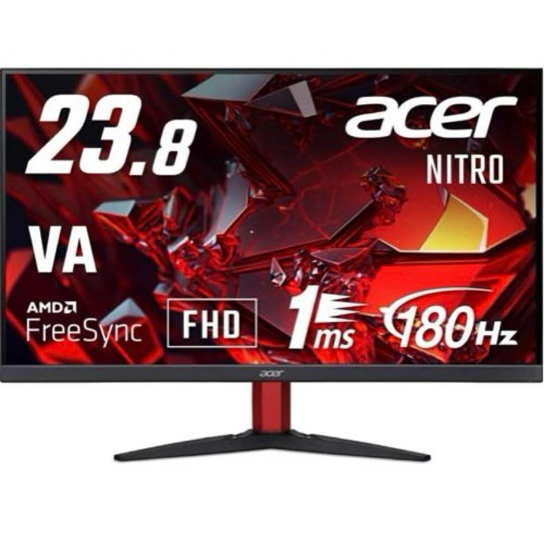 日本エイサー Acer ゲーミングモニター 23.8インチ フルHD 180Hz