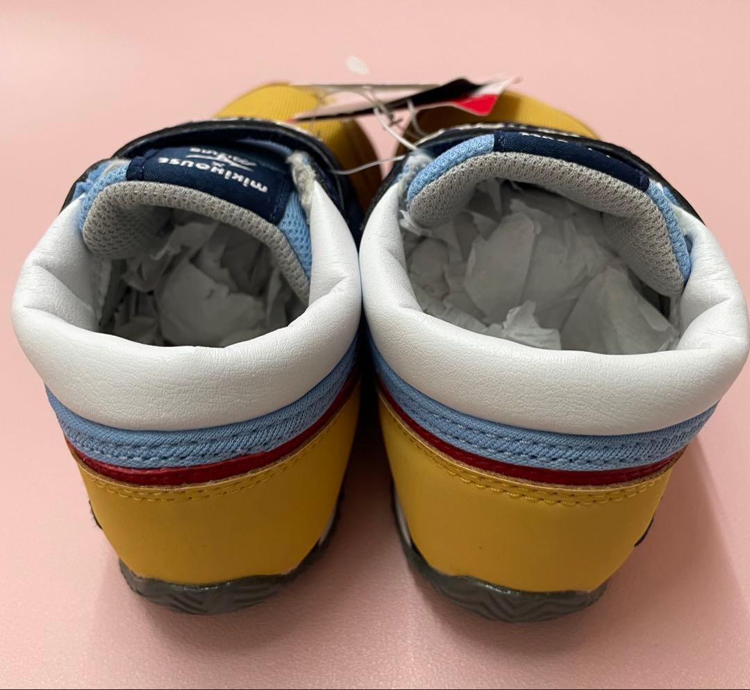 未使用 ミキハウス x Mizuno キッズスニーカー 15.5 ダブルビー