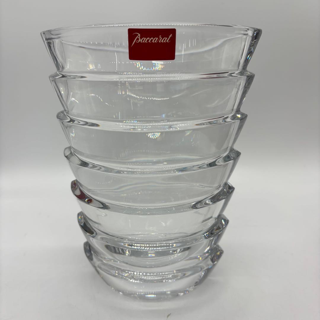 Baccarat クリスタル アルルカン フラワーベース花器 クリア バカラ