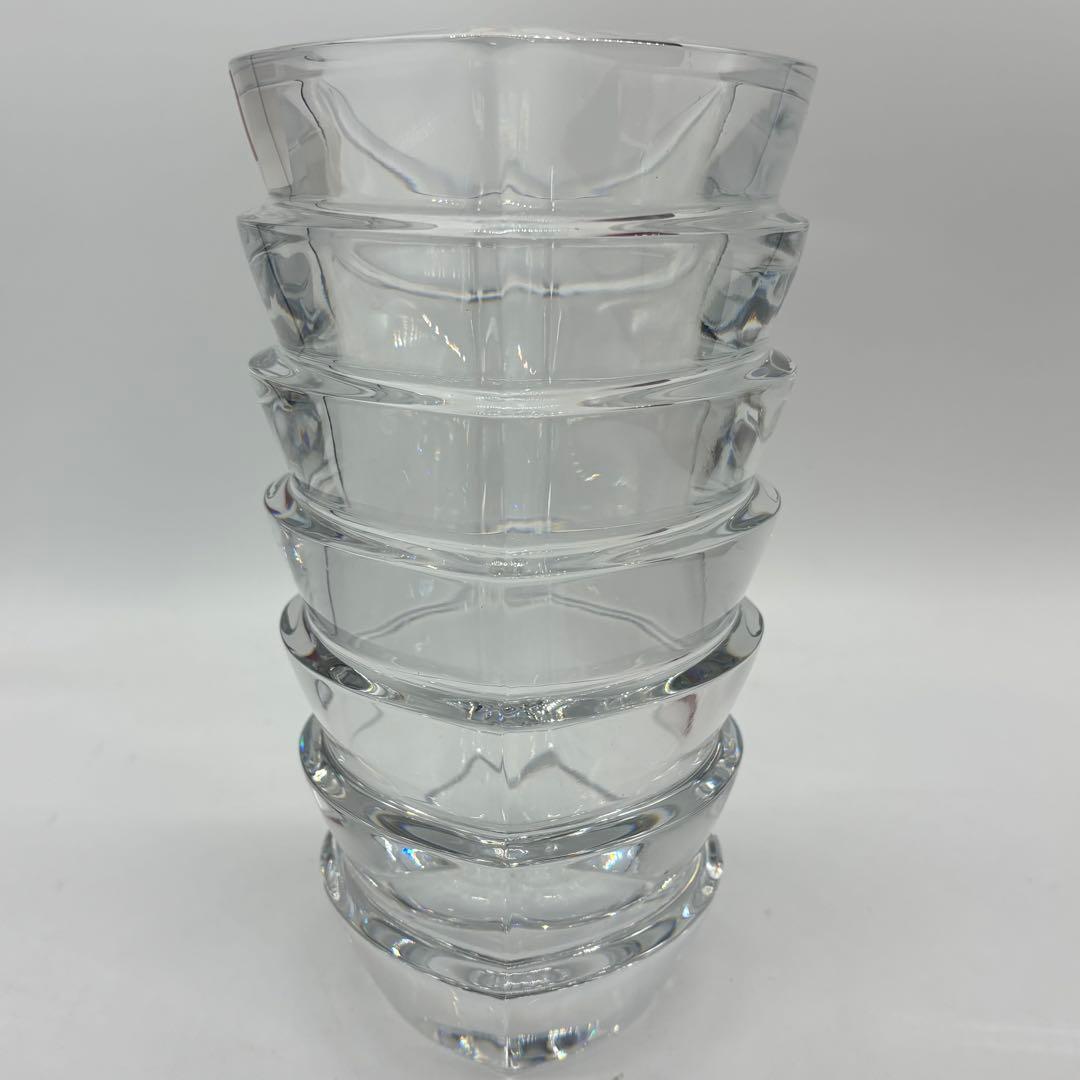Baccarat クリスタル アルルカン フラワーベース花器 クリア バカラ