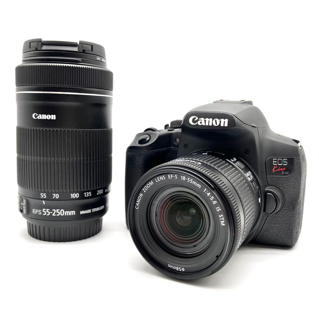 CANON EOS KISS X10i STM 望遠ダブルレンズ