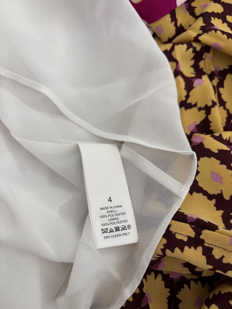 1/30午前中まで kate spade フラワープリント ロングワンピース