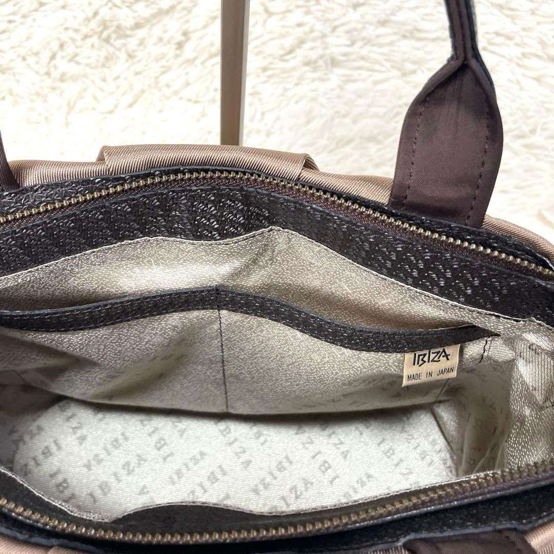 【美品】 IBIZA 2wayショルダーバッグ ベージュ　ポンパ　イビサ