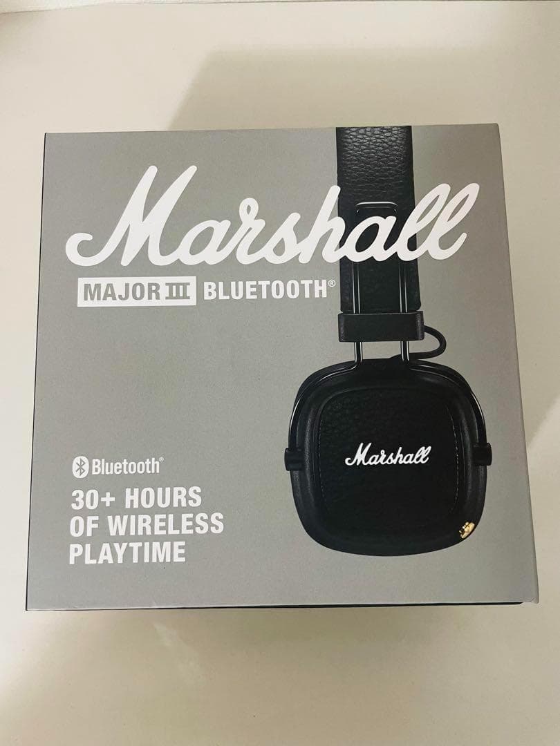 正規品 マーシャル ヘッドホン ブラック MAJOR III メジャー3 ⑨