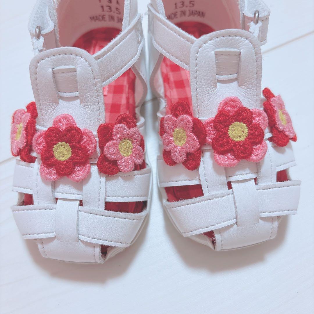 【現行品】チエコサク MIKIHOUSE サンダル 13.5