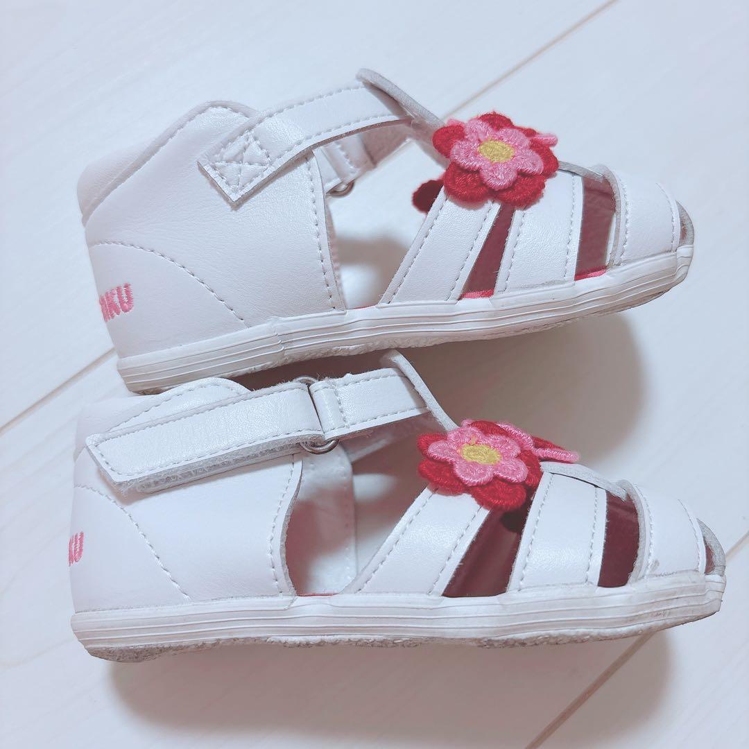 【現行品】チエコサク MIKIHOUSE サンダル 13.5