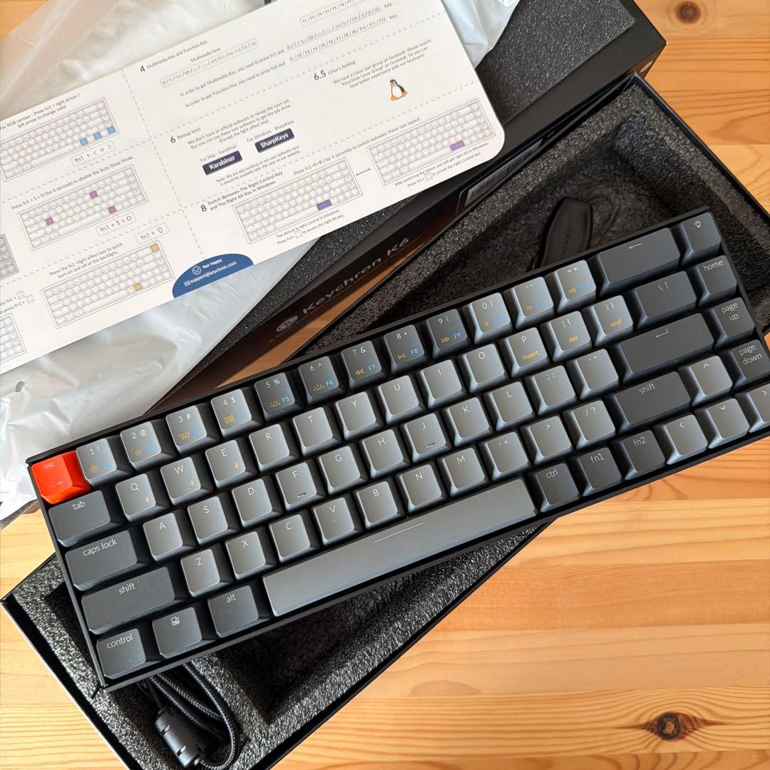 Keychron K6 Bluetooth メカニカルキーボード 本体
