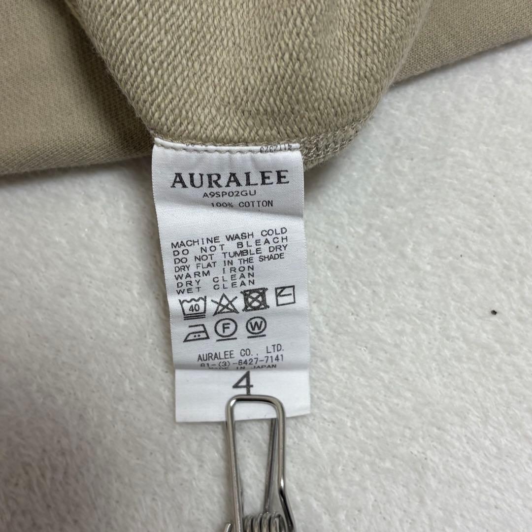 AURALEE オーラリー スウェット トレーナー ベージュ系 サイズ4