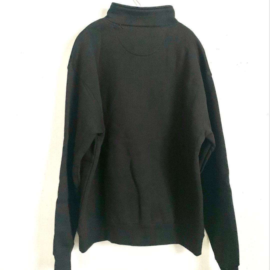 レア品⭐︎HUF ハフ ハーフジップ スウェット トレーナー ブラック　M