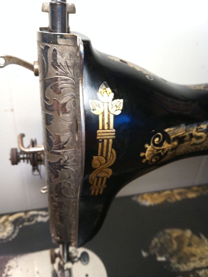 数日限定セール　SINGER　縫うためのアンティークミシン　スフィンクス　手回し