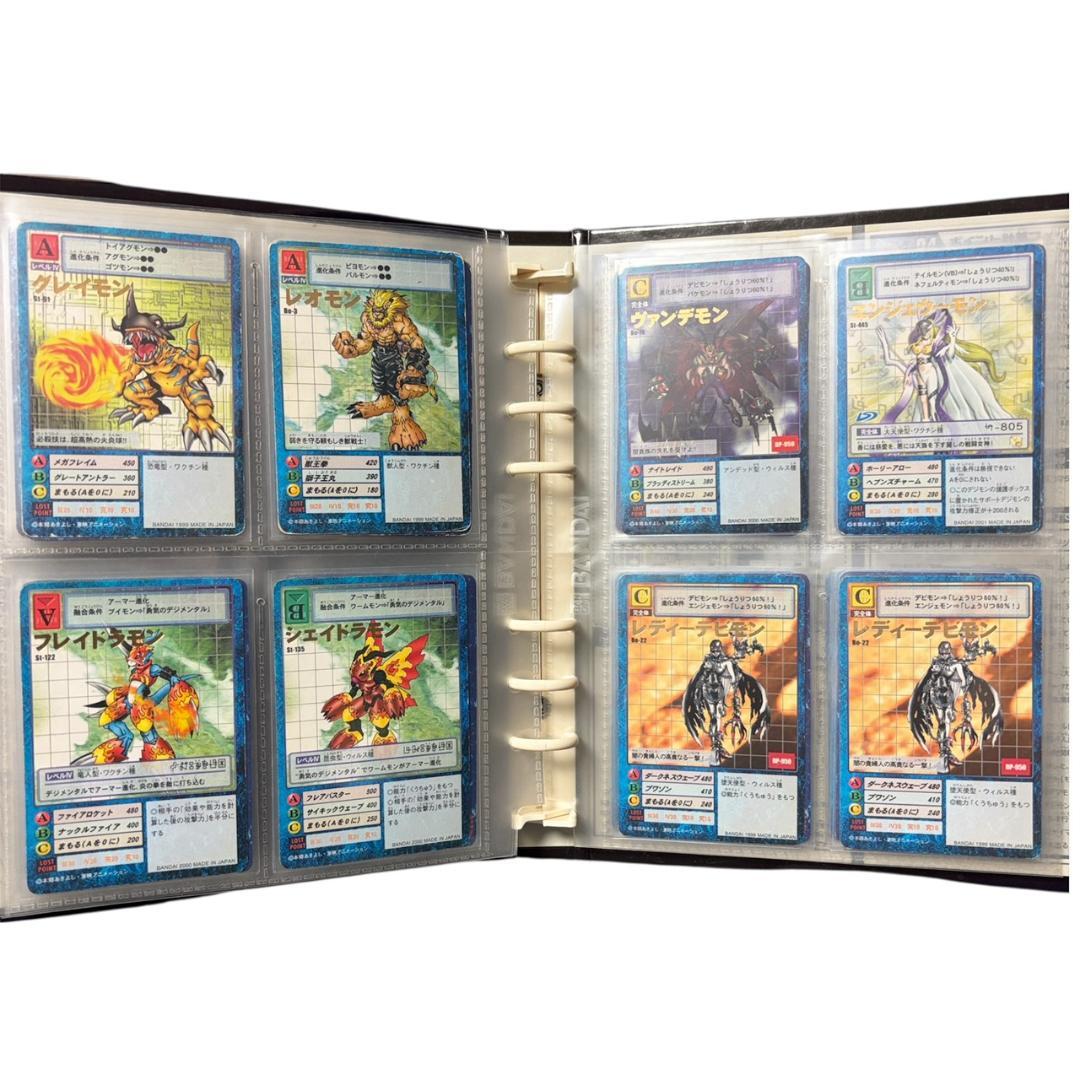 旧デジモンカード デジモン 当時物 約350枚 バインダー付き まとめ売り 特典