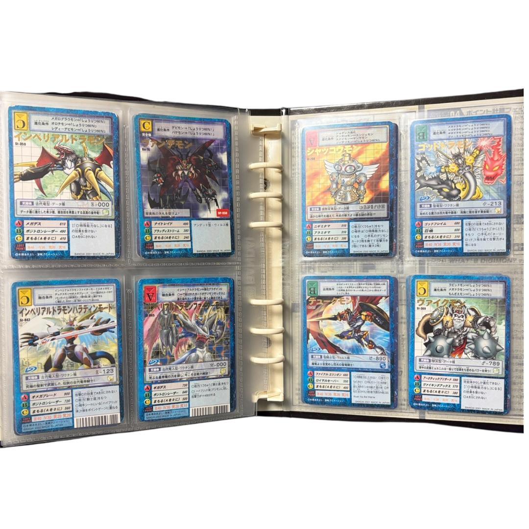 旧デジモンカード デジモン 当時物 約350枚 バインダー付き まとめ売り 特典