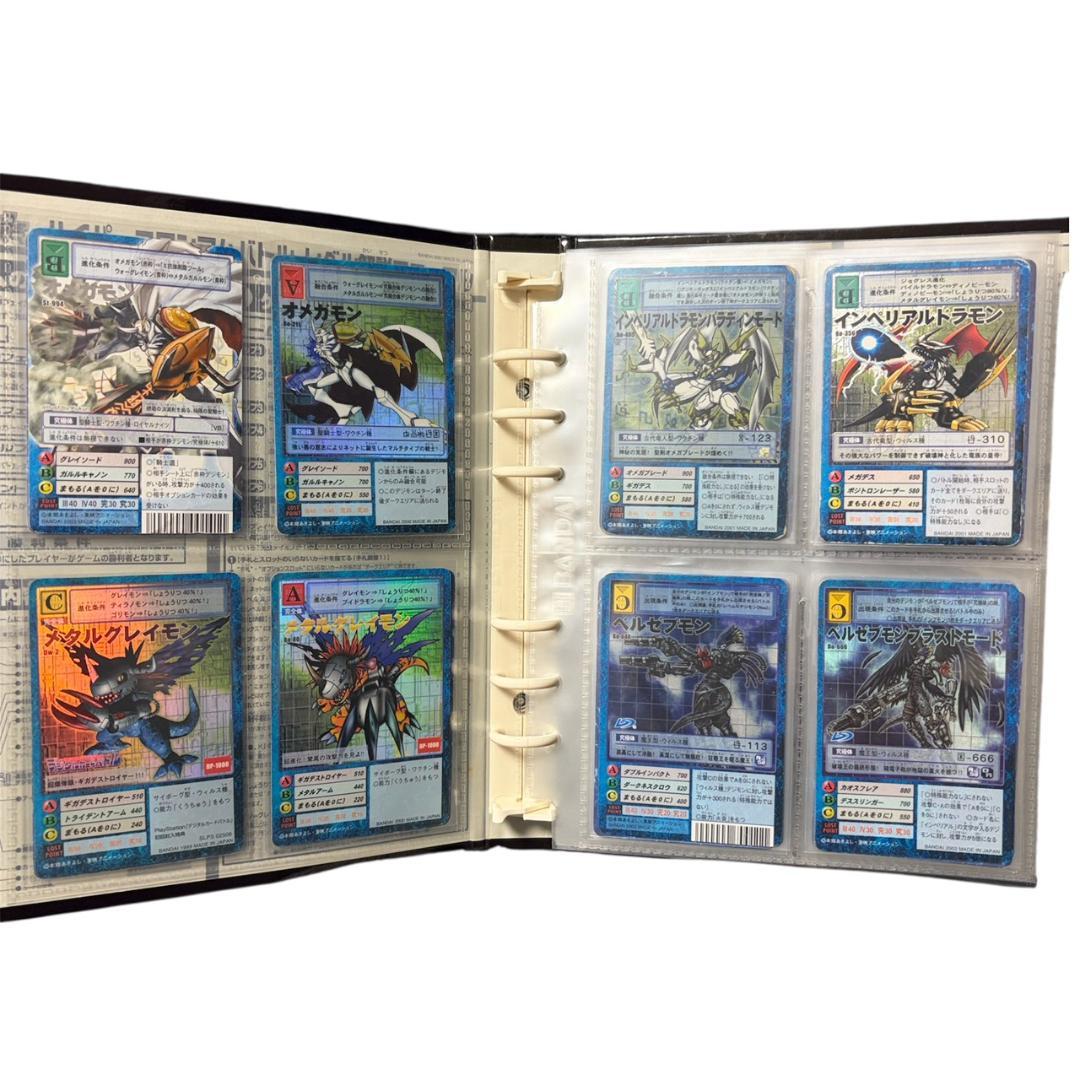 旧デジモンカード デジモン 当時物 約350枚 バインダー付き まとめ売り 特典