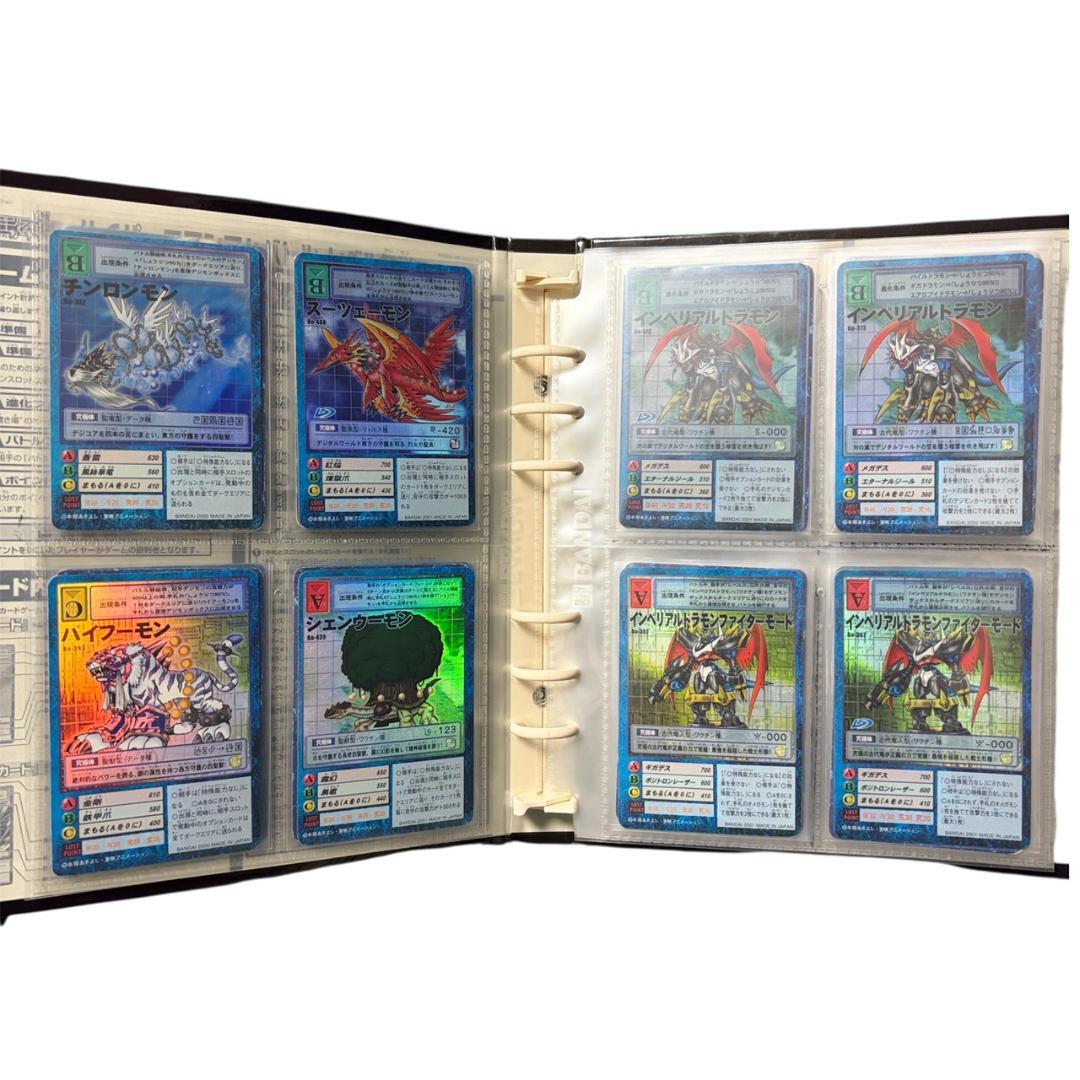 旧デジモンカード デジモン 当時物 約350枚 バインダー付き まとめ売り 特典