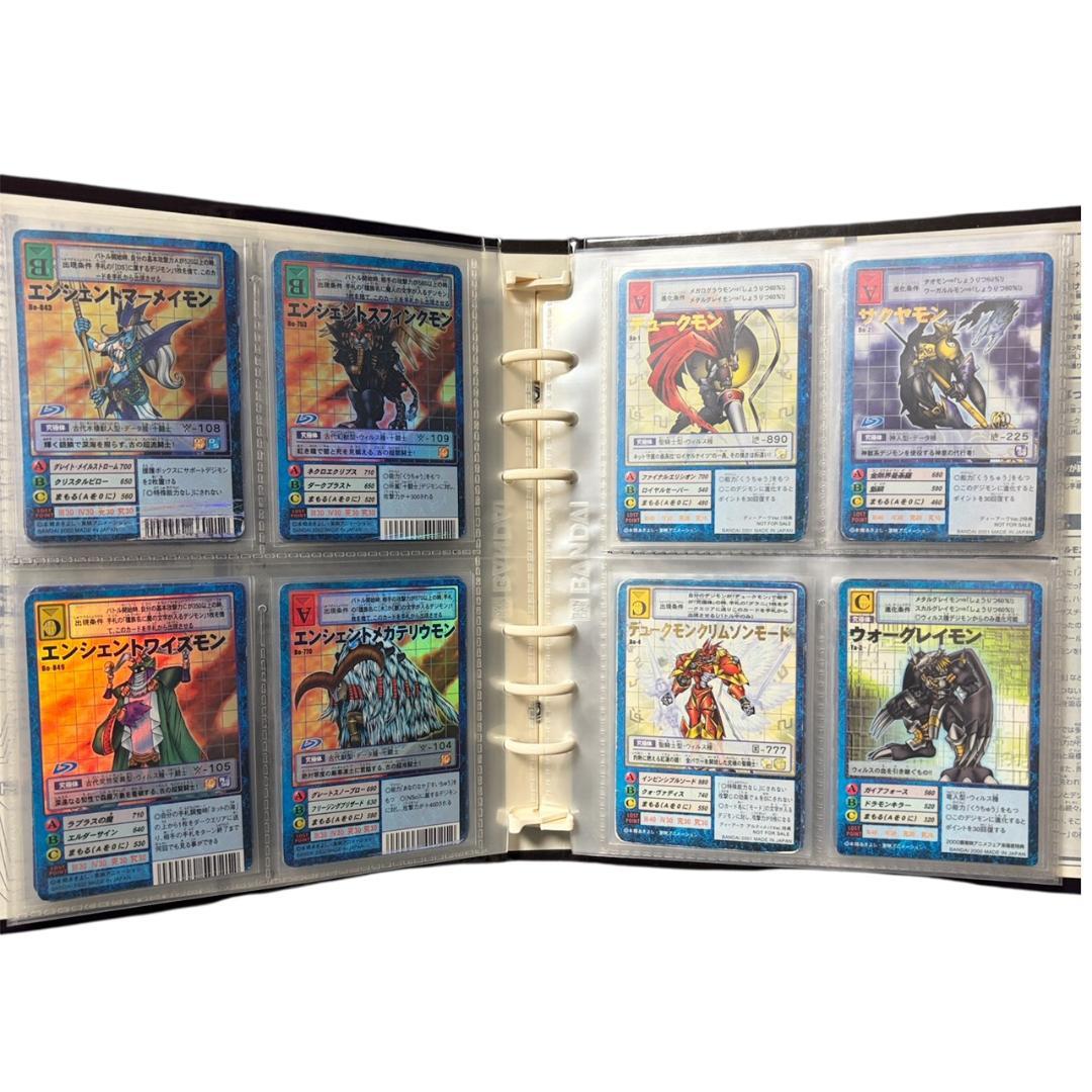旧デジモンカード デジモン 当時物 約350枚 バインダー付き まとめ売り 特典