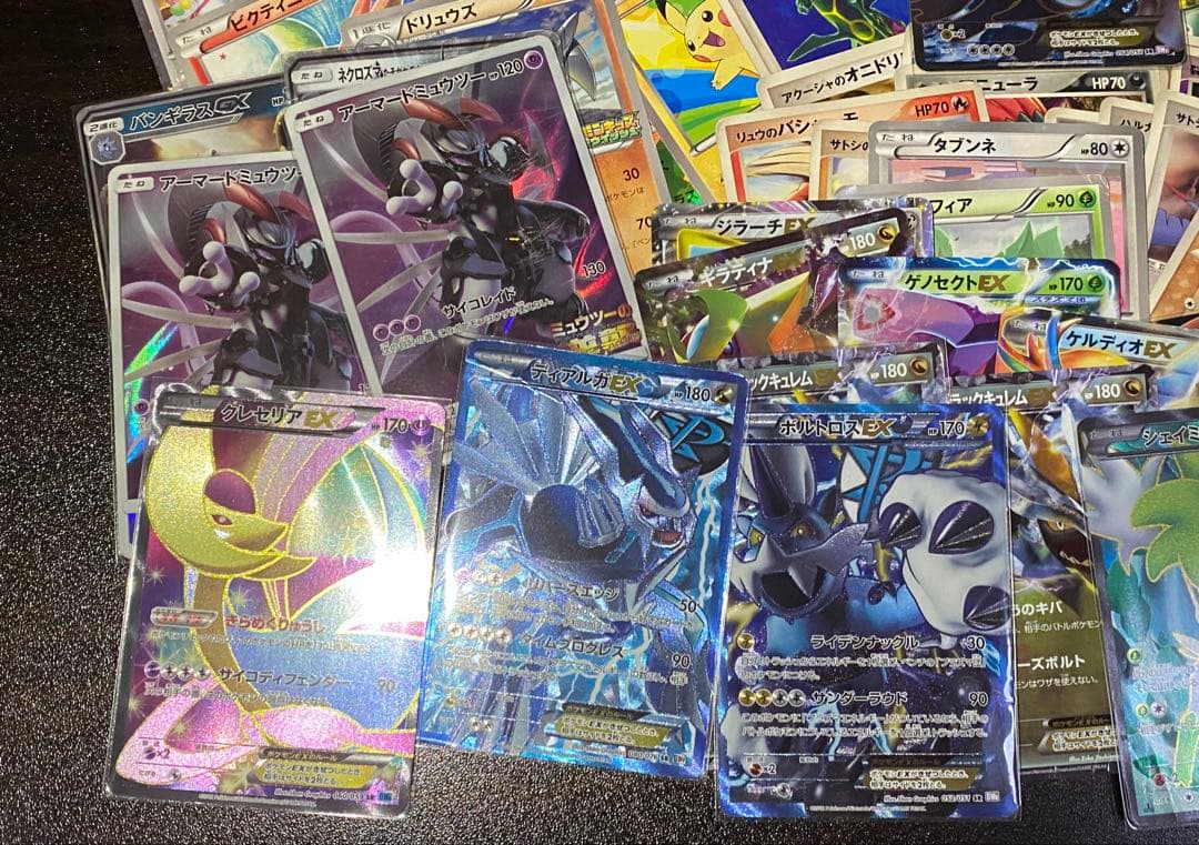 【処分品】EX SR 等 古いカード 約80枚 まとめ売り ポケモンカード