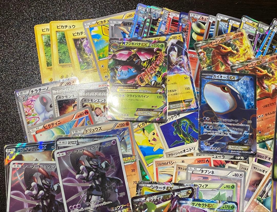 【処分品】EX SR 等 古いカード 約80枚 まとめ売り ポケモンカード