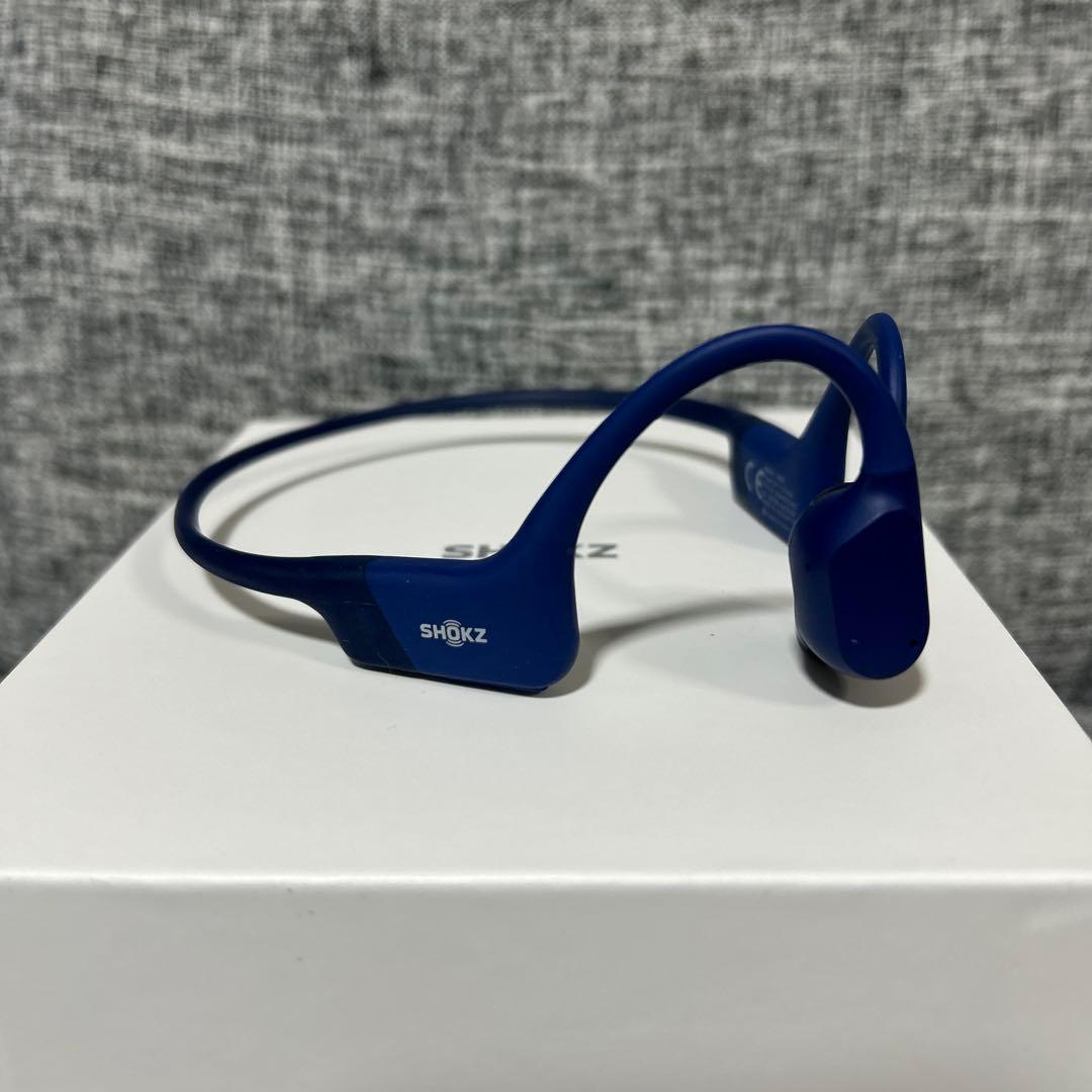 SHOKZ OpenRun Blue 骨伝導イヤフォン