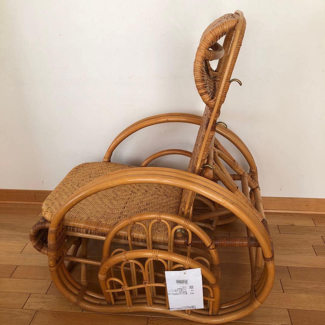 ラタン　三つ折寝椅子　A200 未使用品