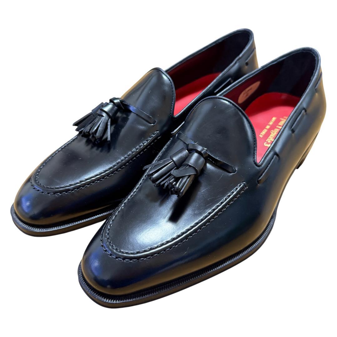 美品 1PIU1UGUALE3 Roma レザー タッセル ローファー