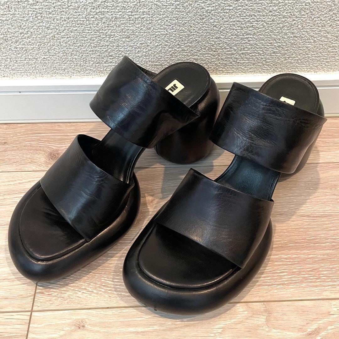 【美品】JIL SANDER ジルサンダー　レザーサンダル