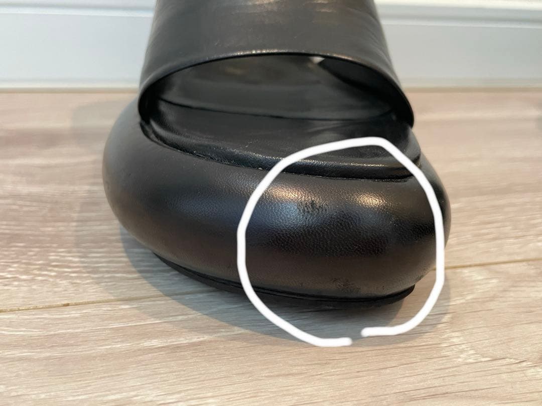 【美品】JIL SANDER ジルサンダー　レザーサンダル