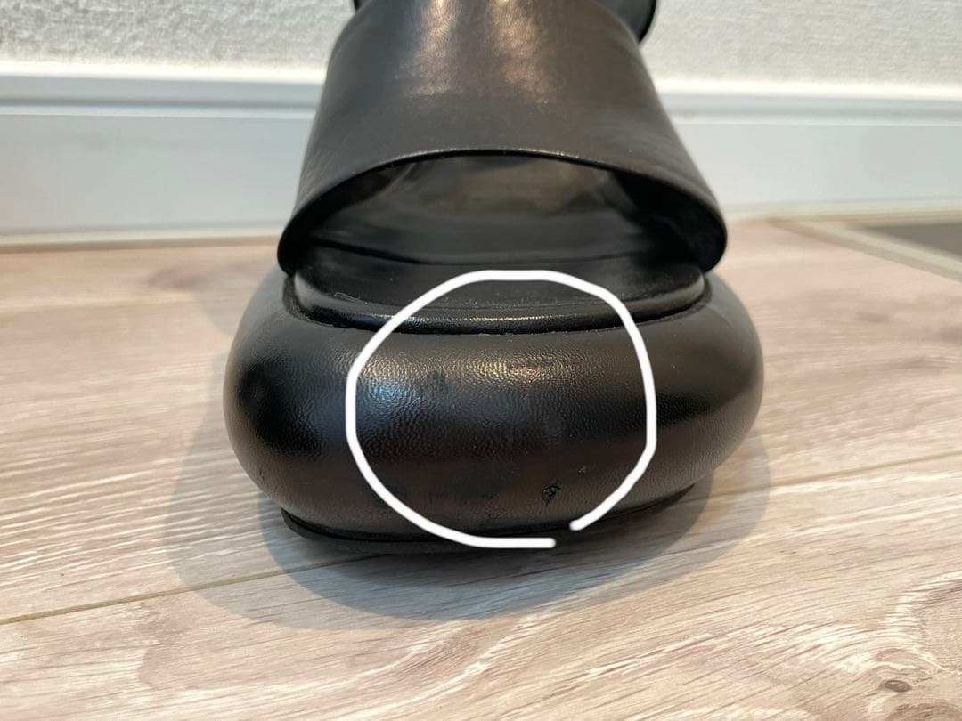 【美品】JIL SANDER ジルサンダー　レザーサンダル