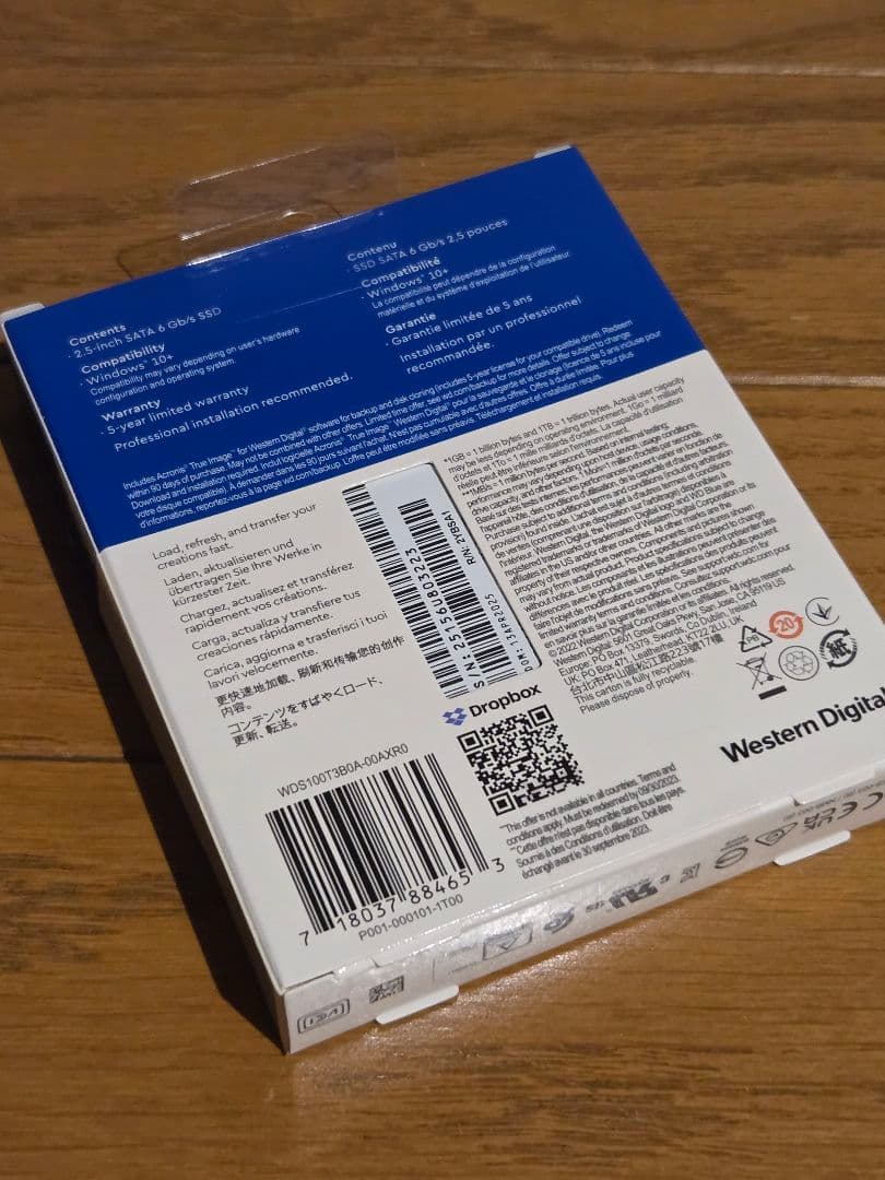 【新品、未開封】WD Blue SA510 1TB SATA SSD