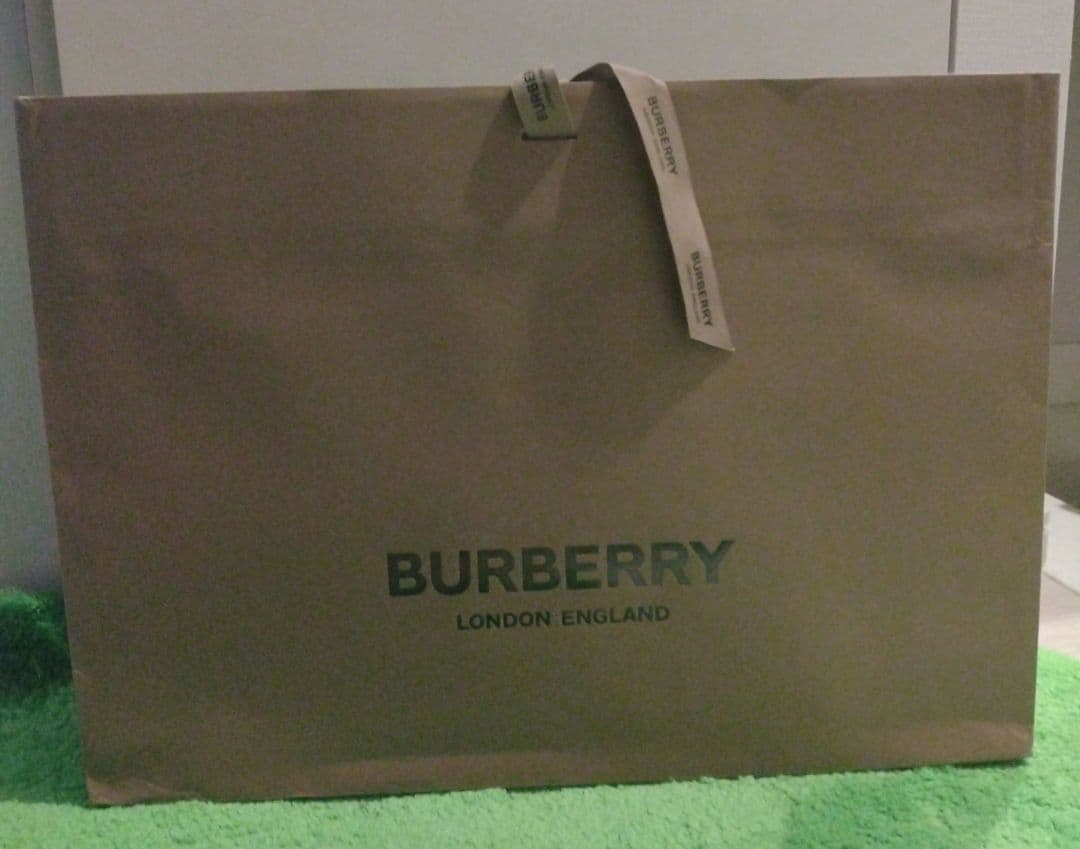 バーバリー BURBERRY 大型 大容量 チェック コットン トートバッグ