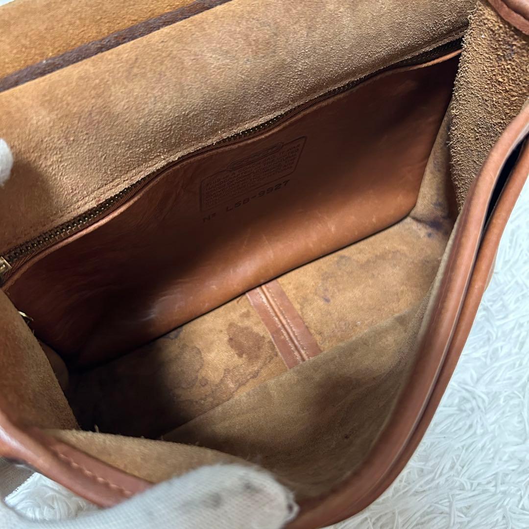 【人気✨ターンロック/ユニセックス】オールドコーチ　ブラウン　2way バッグ