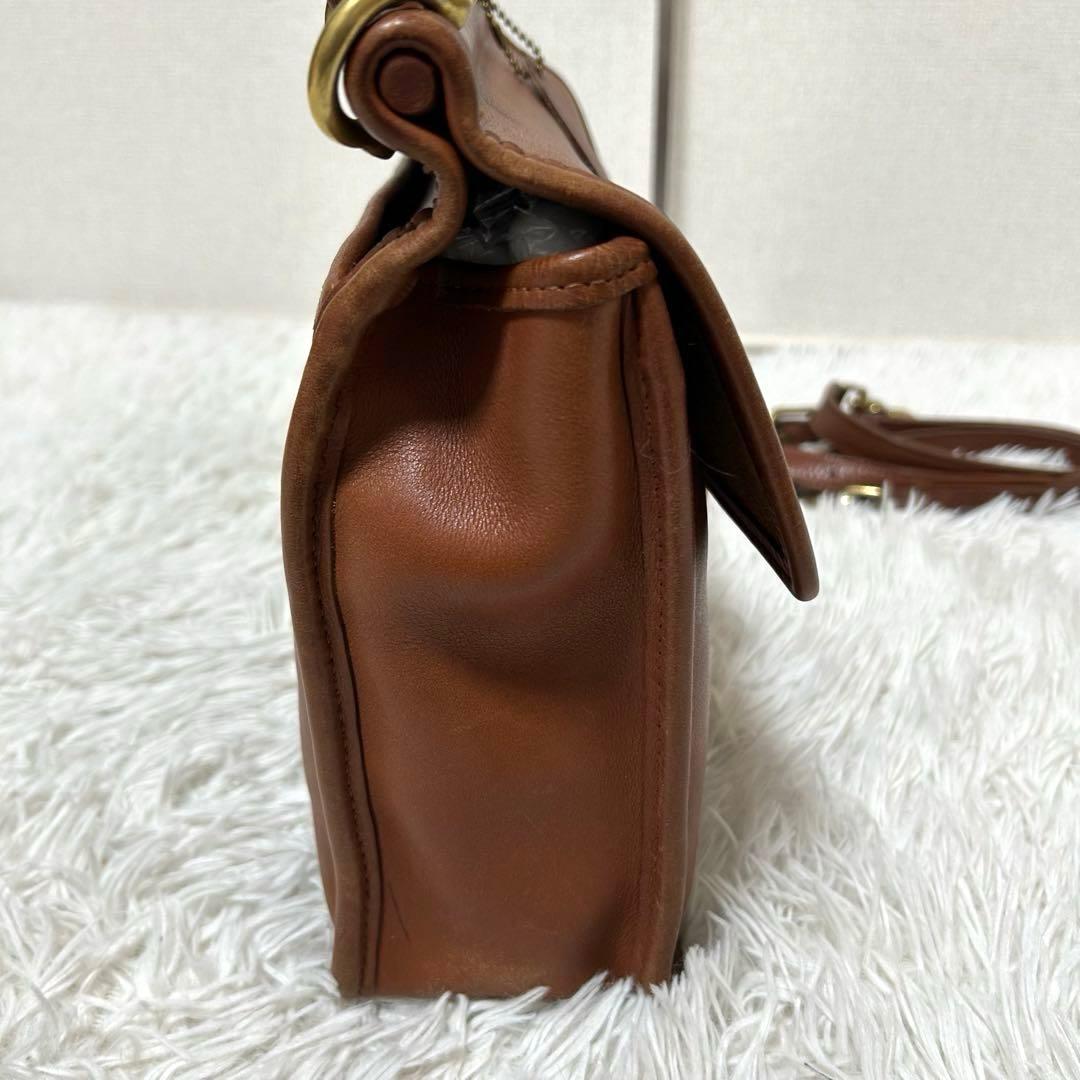 【人気✨ターンロック/ユニセックス】オールドコーチ　ブラウン　2way バッグ