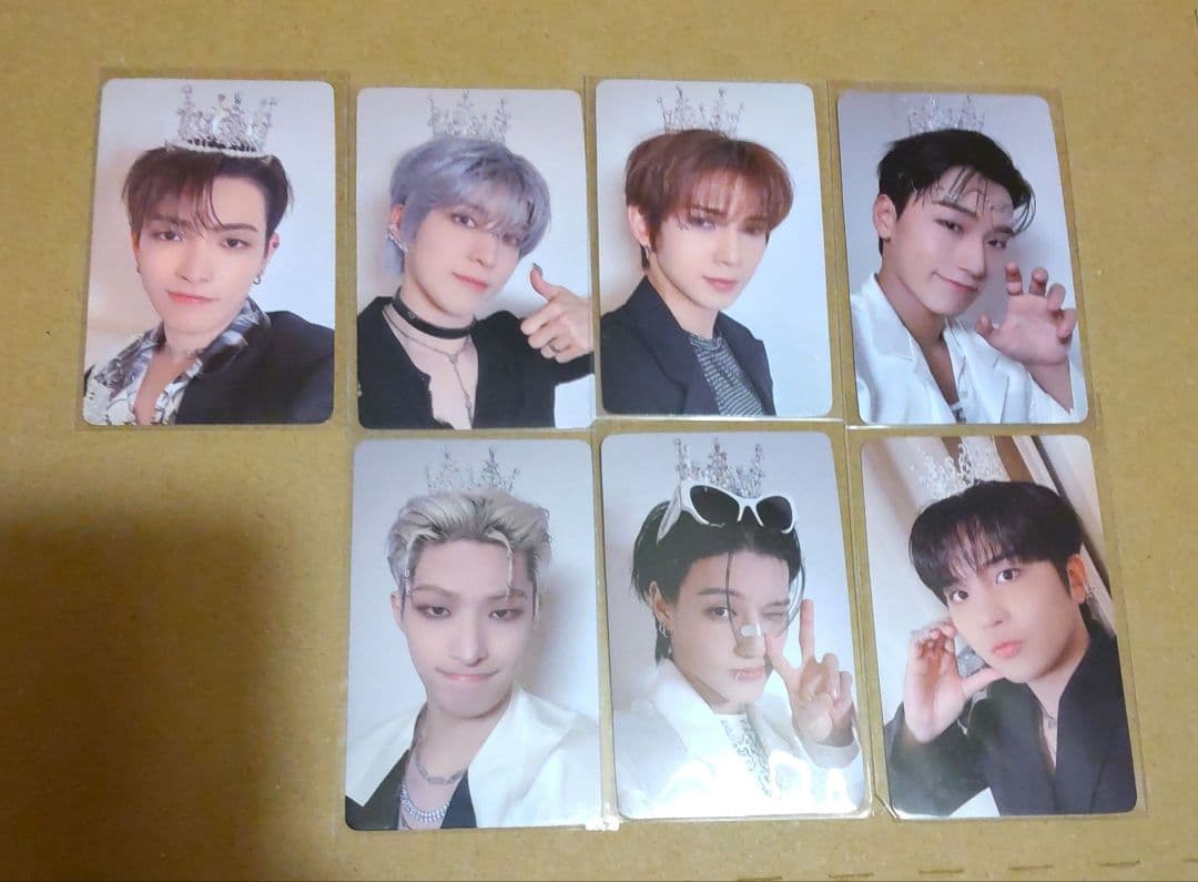 ATEEZ GOLDEN HOUR.2　FC 特典 ティアラ　7枚セット