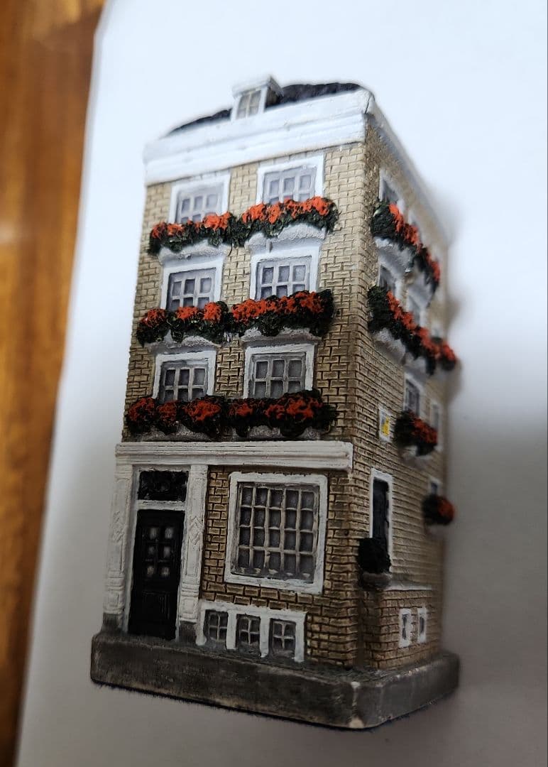 ミニチュアハウス Old Glories アムステルダム運河沿い 6点セット