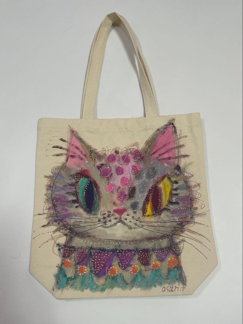 すけ様　新品未使用　福嶋吾然有　手描きトート　原画　1点もの