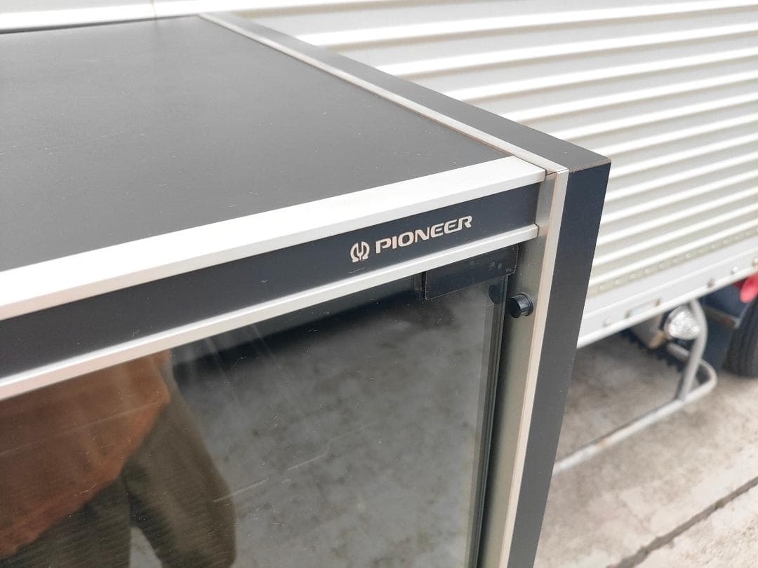 (昭和レトロ) パイオニア☆オーディオラック☆キャスター付き☆音響収納ラック